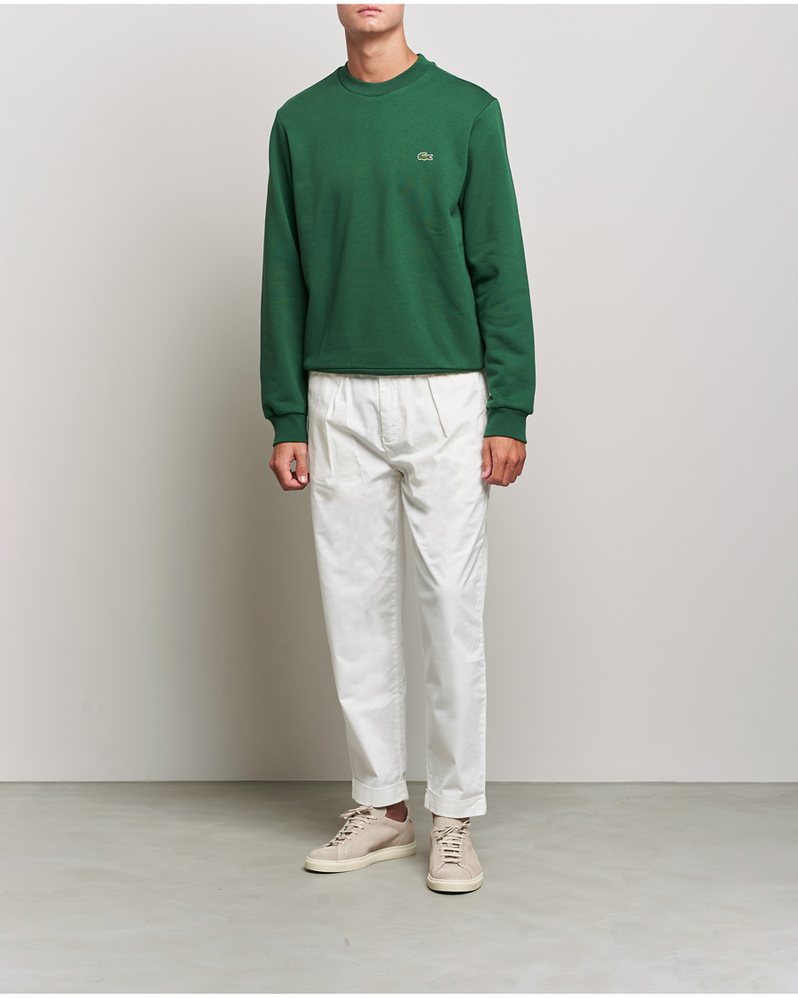 Herr | Tröjor | Lacoste | Crew Neck Sweatshirt Green