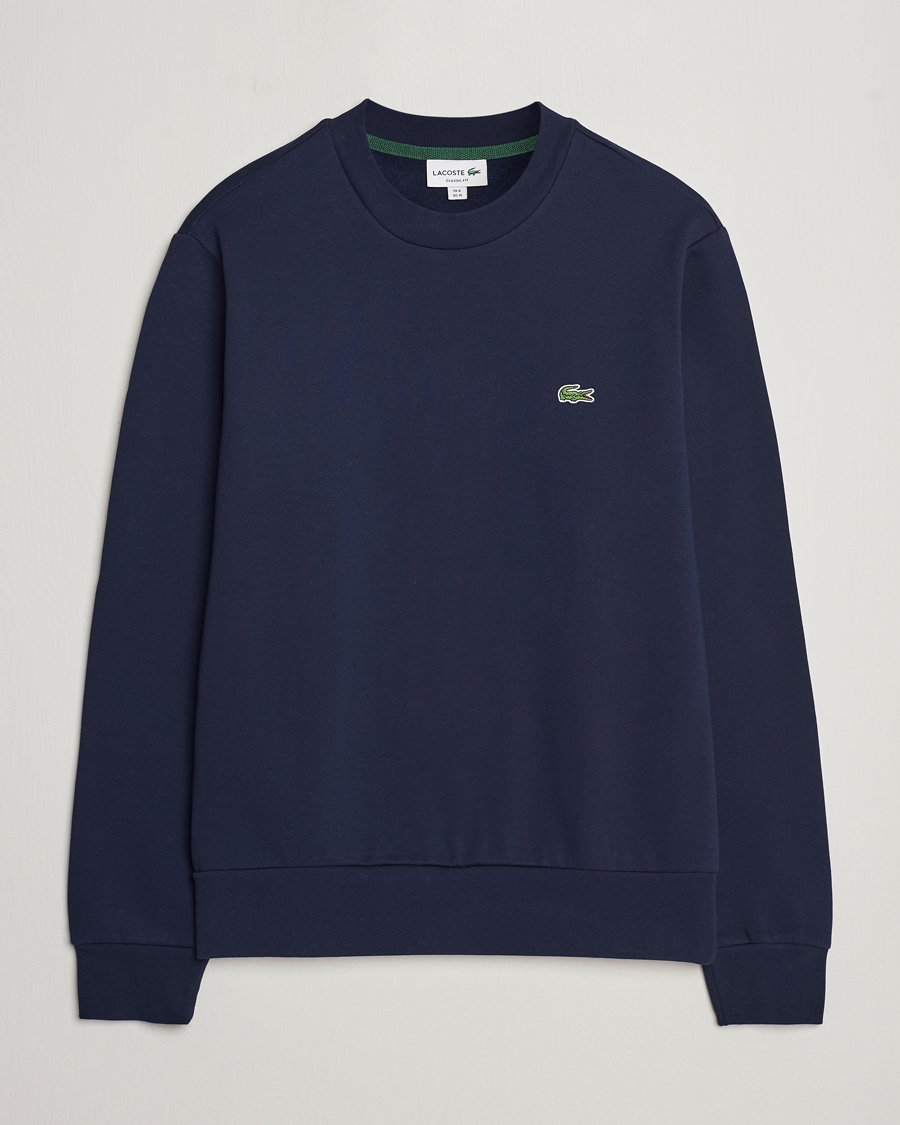 Herr | Tröjor | Lacoste | Crew Neck Sweatshirt Navy Blue