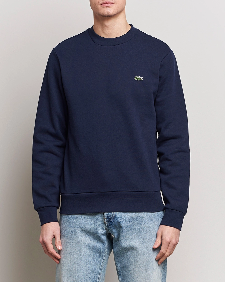 Herr | Tröjor | Lacoste | Crew Neck Sweatshirt Navy