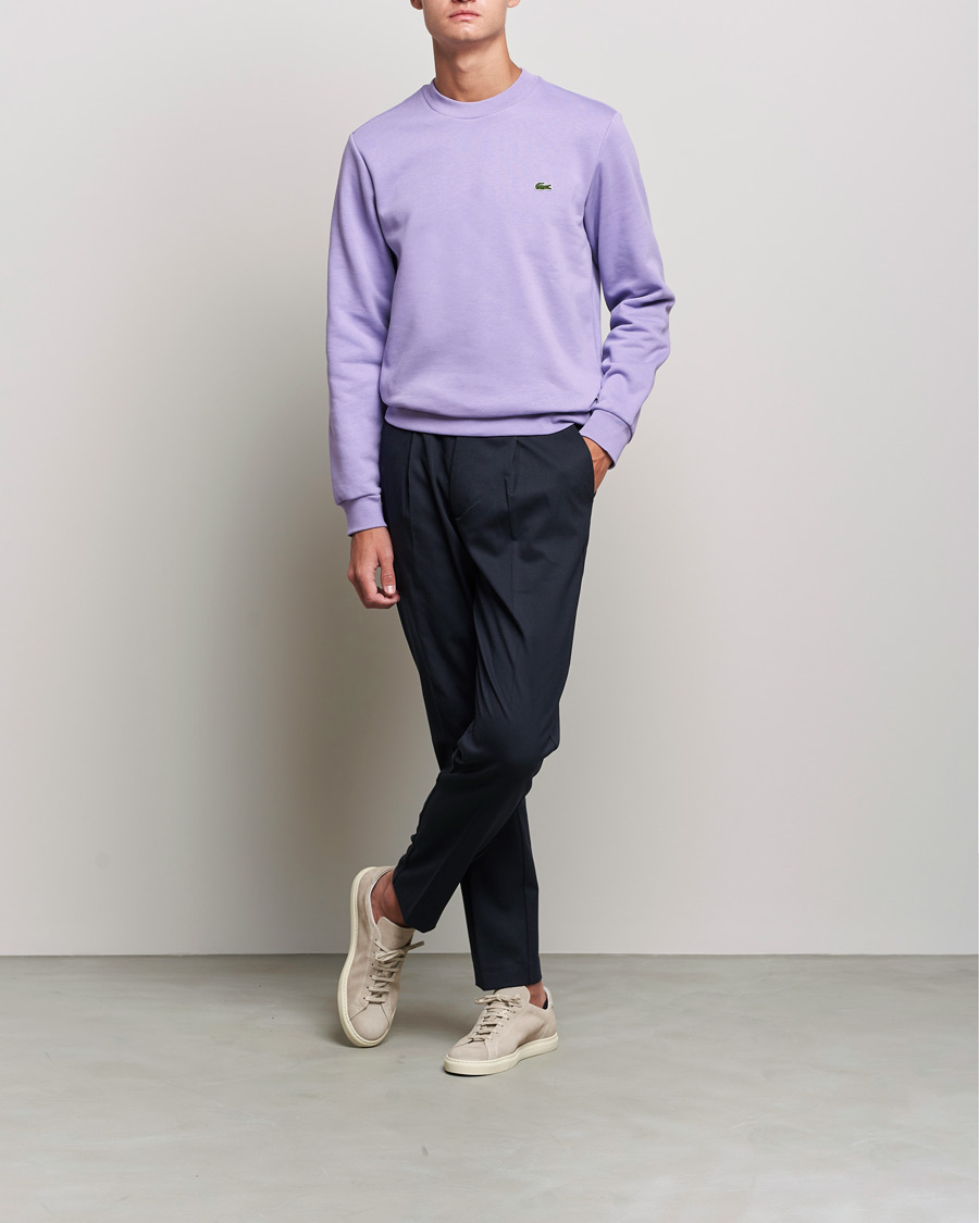 Herr |  | Lacoste | Crew Neck Sweatshirt Neva Purple