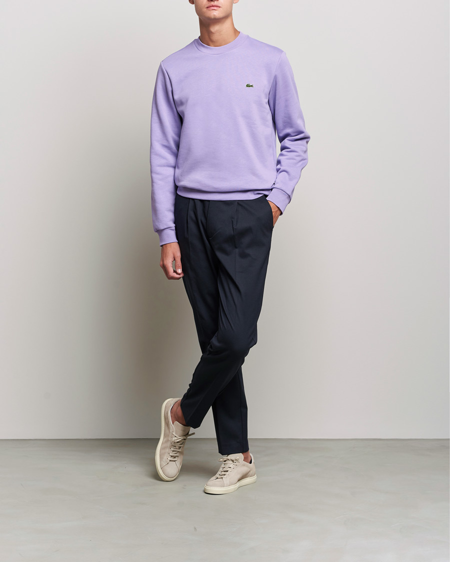 Herr | Tröjor | Lacoste | Crew Neck Sweatshirt Neva Purple