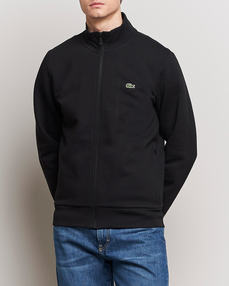 Herr | Full-zip | Lacoste | Full Zip Sweater Black