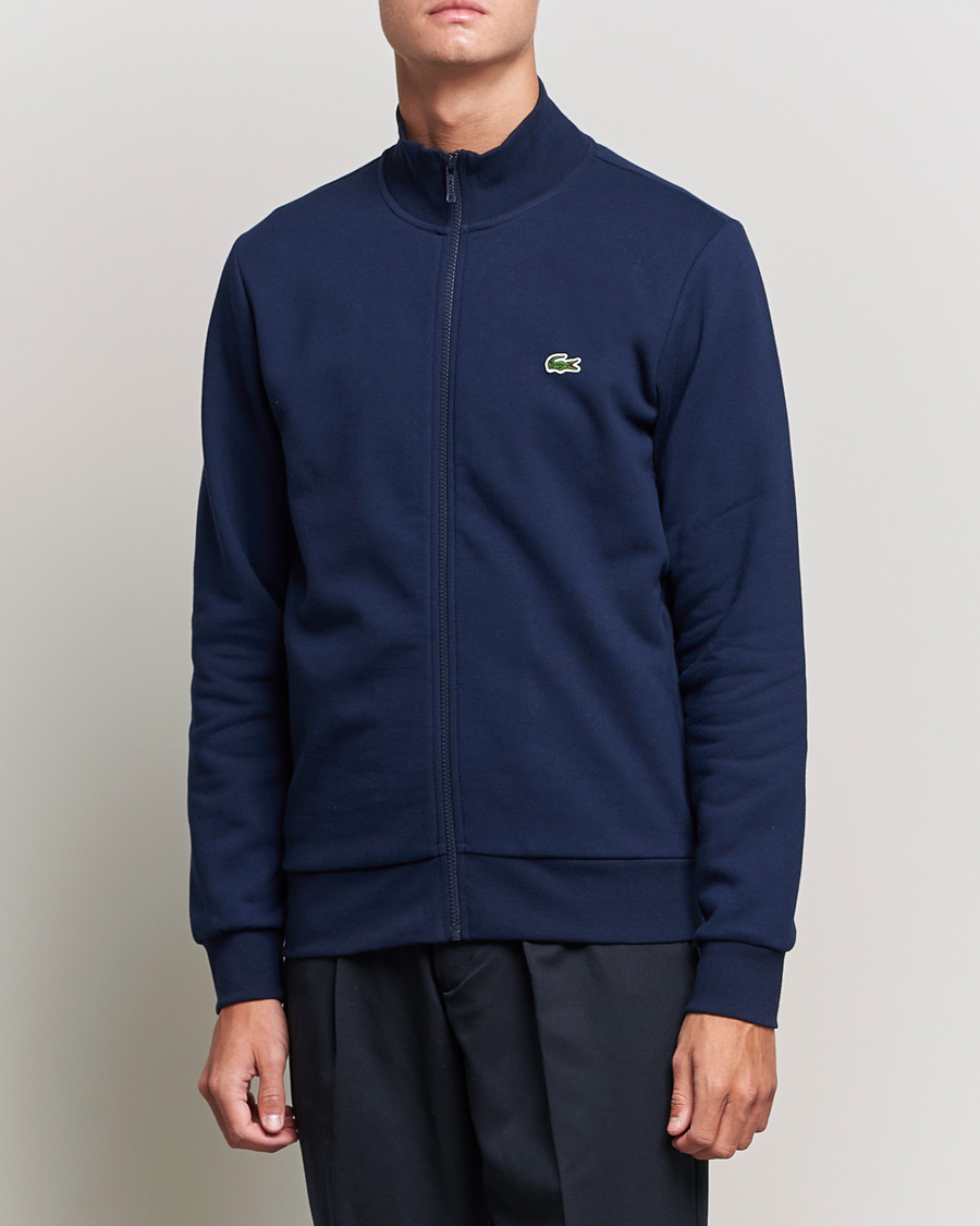 Herr | Tröjor | Lacoste | Full Zip Sweater Navy