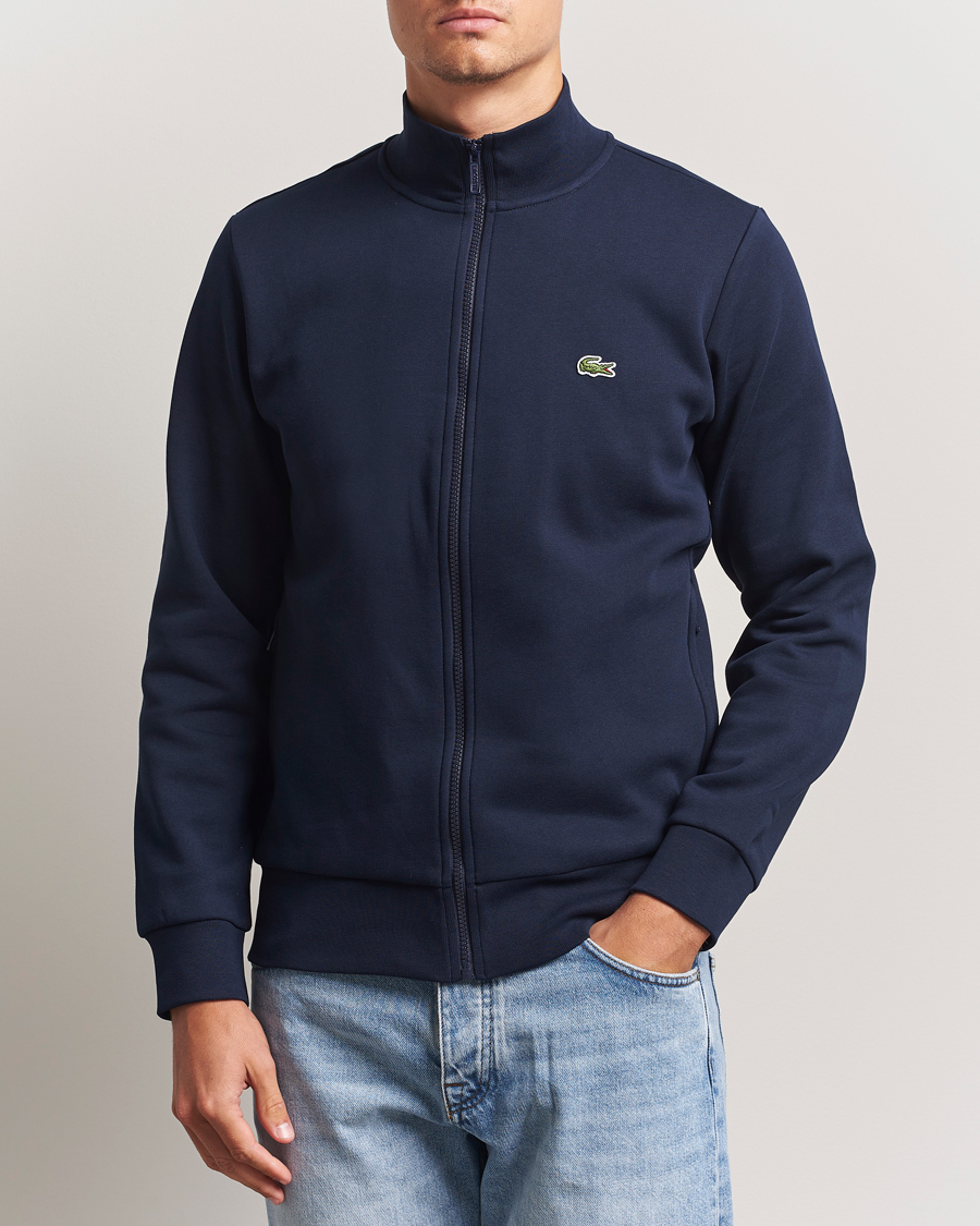 Herr | Tröjor | Lacoste | Full Zip Sweater Navy