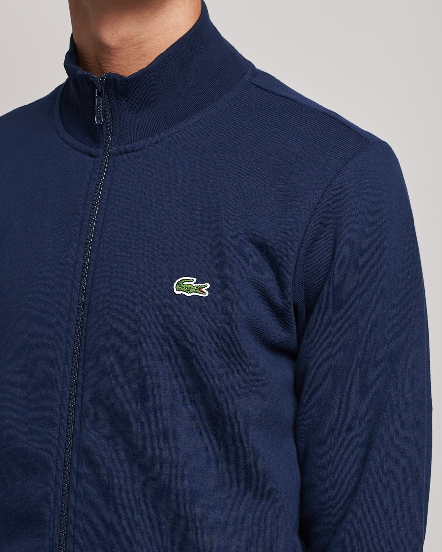 Herr | Tröjor | Lacoste | Full Zip Sweater Navy