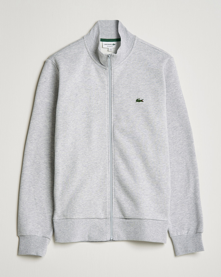 Herr | Tröjor | Lacoste | Full Zip Sweater Silver Chine