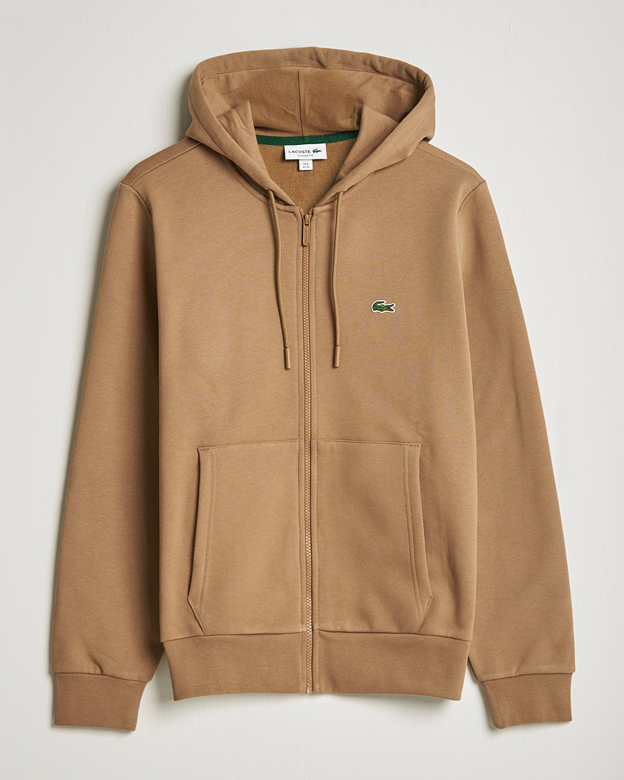 Herr | Tröjor | Lacoste | Full Zip Hood Leafy