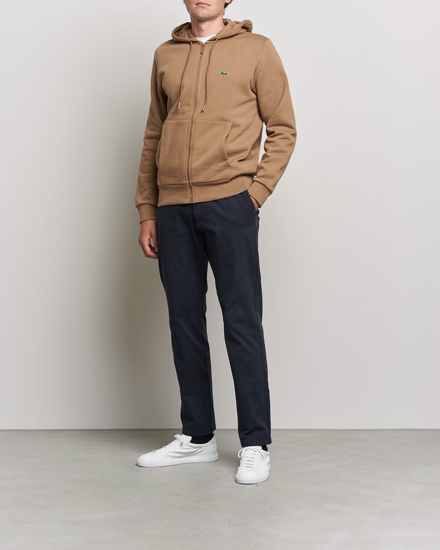Herr | Tröjor | Lacoste | Full Zip Hood Leafy
