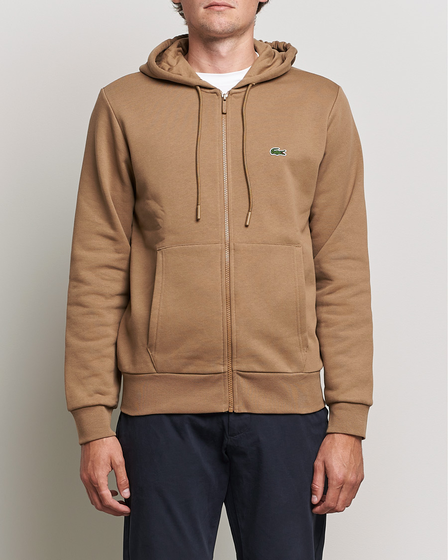 Herr | Tröjor | Lacoste | Full Zip Hood Leafy