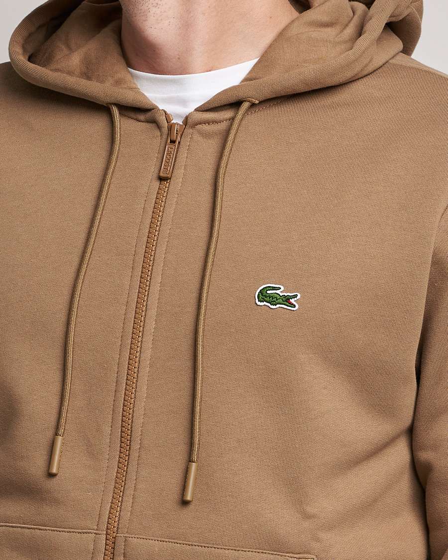 Herr | Tröjor | Lacoste | Full Zip Hood Leafy