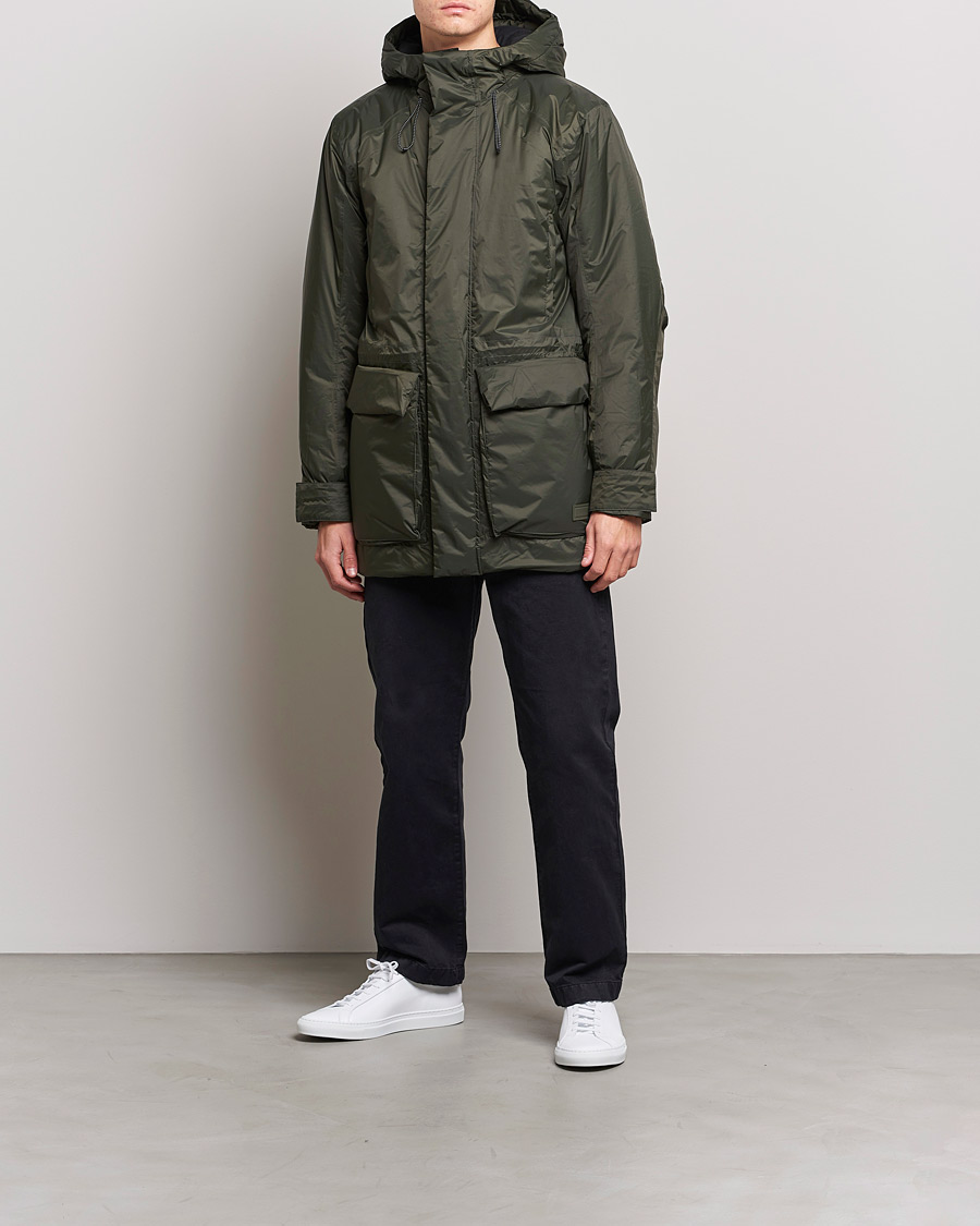 Herr | Jackor | RAINS | Alpine Nylon Parka Green