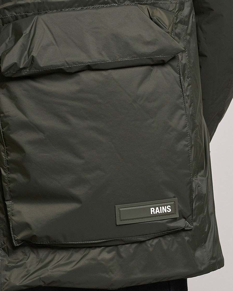 Herr | Jackor | RAINS | Alpine Nylon Parka Green