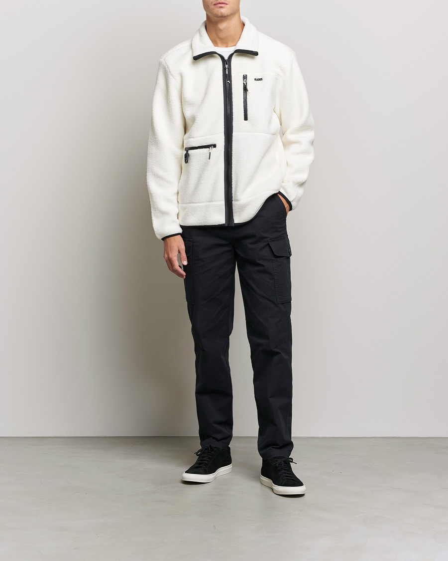Herr | Tröjor | RAINS | Heavy Fleece Full Zip Jacket Fossil