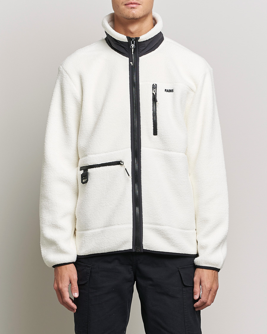 Herr | Tröjor | RAINS | Heavy Fleece Full Zip Jacket Fossil