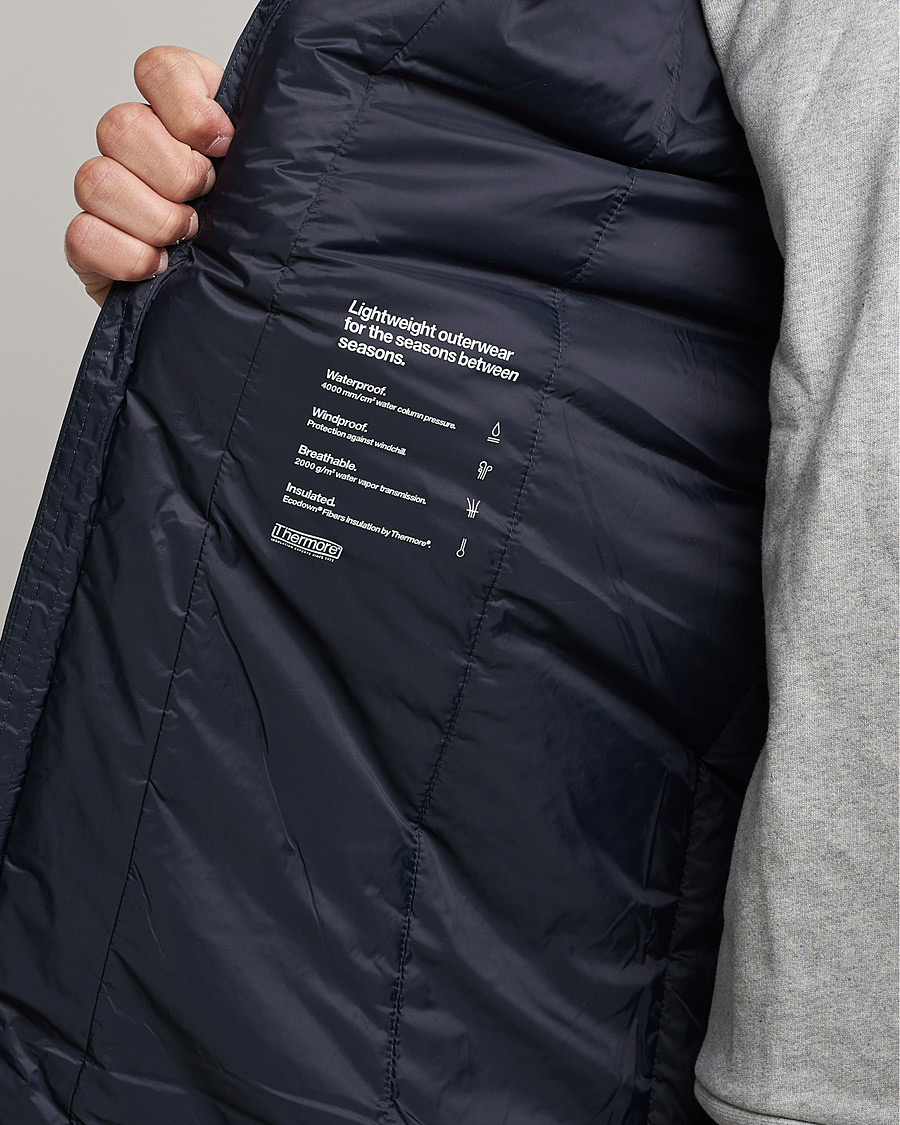Herr | Jackor | RAINS | Padded Nylon Coat Navy