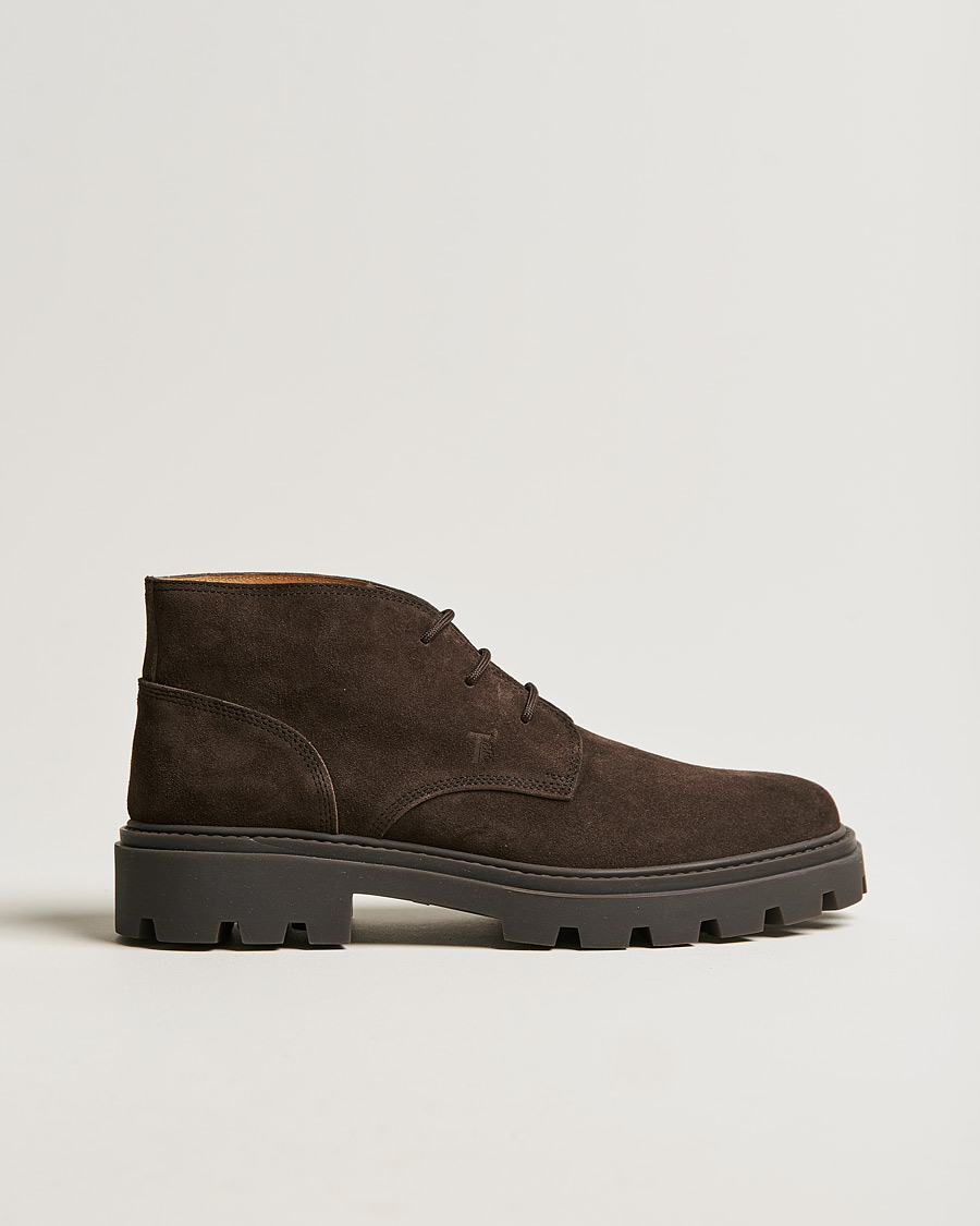 Herr | Tod's Heavy Winter Boots Dark Brown Suede | Tod's | Heavy Winter Boots Dark Brown Suede