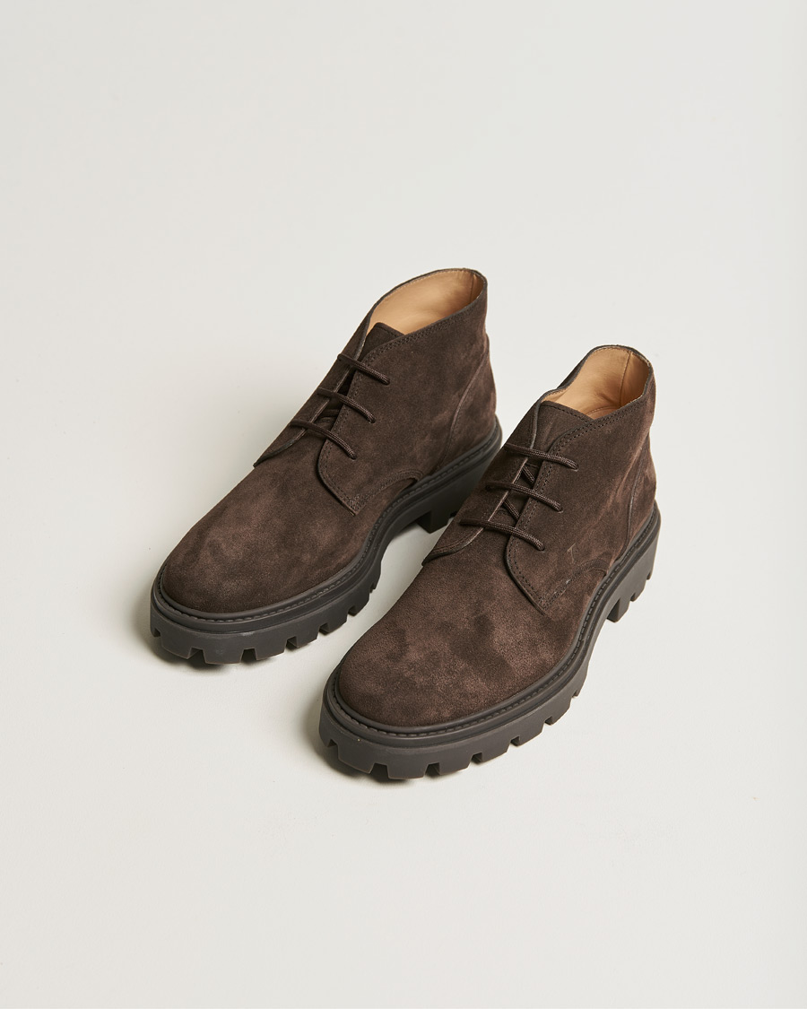 Herr | Tod's Heavy Winter Boots Dark Brown Suede | Tod's | Heavy Winter Boots Dark Brown Suede