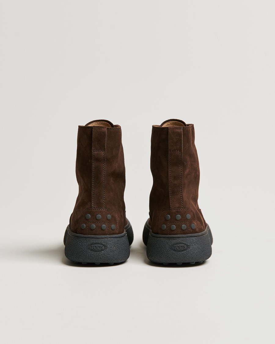 Herr | Tod's Gommino Winter Boots Dark Brown Suede | Tod's | Gommino Winter Boots Dark Brown Suede