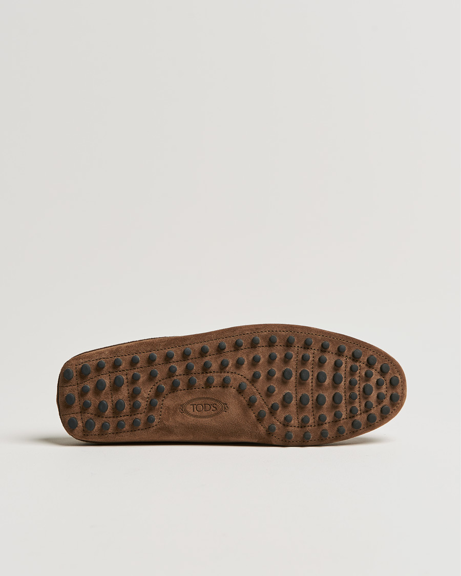 Herr | Tod's Gommino Slippers Dark Brown Suede | Tod's | Gommino Slippers Dark Brown Suede