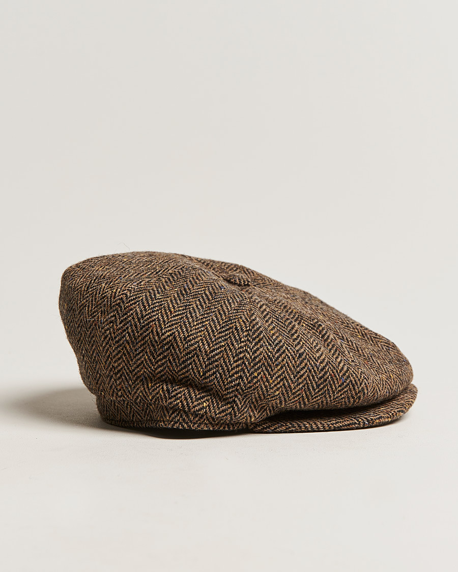 Herr | Lock & Co Hatters Tremelo Wool Cap Black Beige | Lock & Co Hatters | Tremelo Wool Cap Black Beige