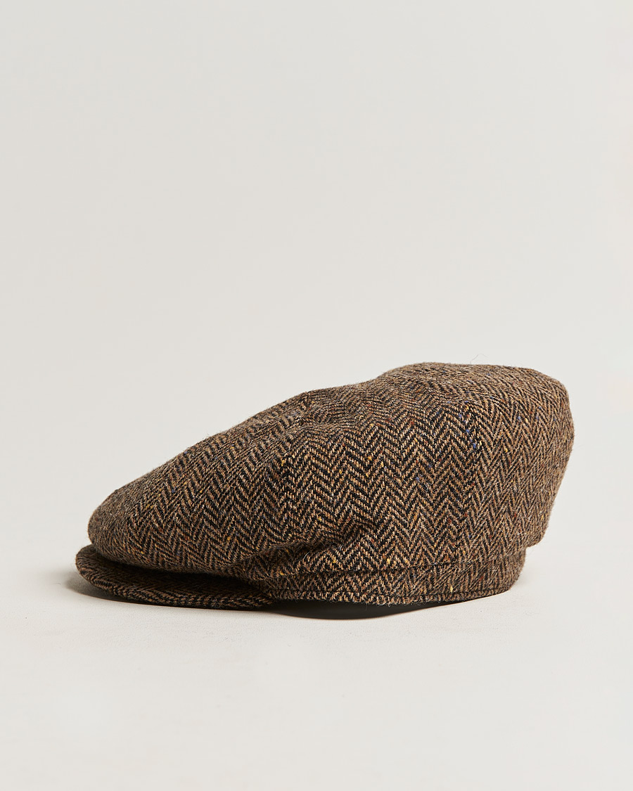 Herr | Lock & Co Hatters Tremelo Wool Cap Black Beige | Lock & Co Hatters | Tremelo Wool Cap Black Beige