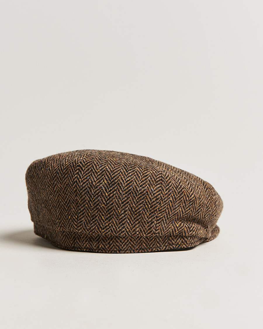 Herr | Lock & Co Hatters Tremelo Wool Cap Black Beige | Lock & Co Hatters | Tremelo Wool Cap Black Beige