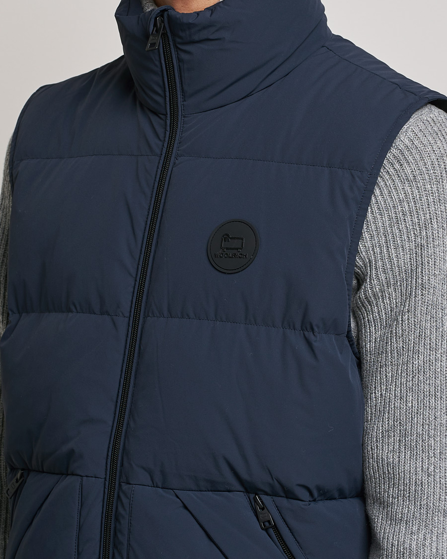 Herr | Jackor | Woolrich | Sierra Supreme Vest Melton Blue