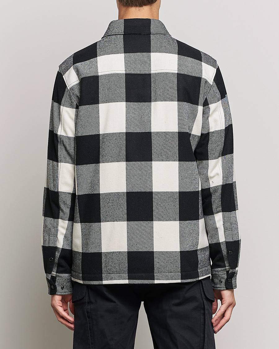 Herr | Skjortor | Woolrich | Alaskan Wool Padded Overshirt White Buffalo