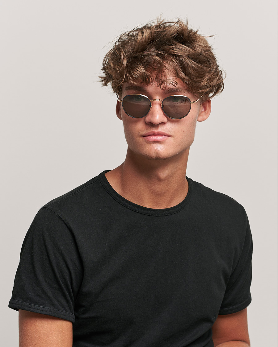 Herr | Thom Browne | Thom Browne | TB-S119 Sunglasses Navy/White Gold