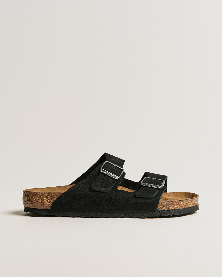 Herr | Sandaler & Tofflor | BIRKENSTOCK | Arizona Classic Footbed Desert Black Nubuck