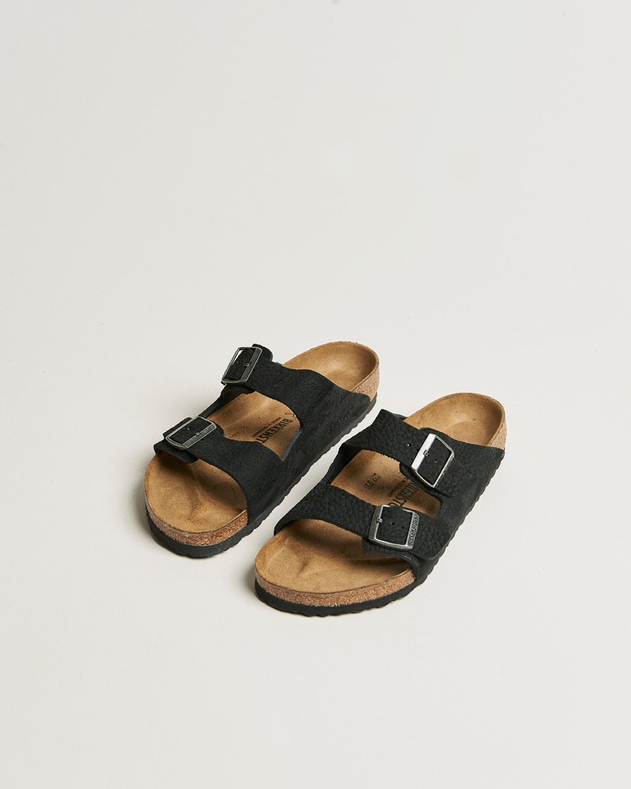 Herr | Skor | BIRKENSTOCK | Arizona Classic Footbed Desert Black Nubuck