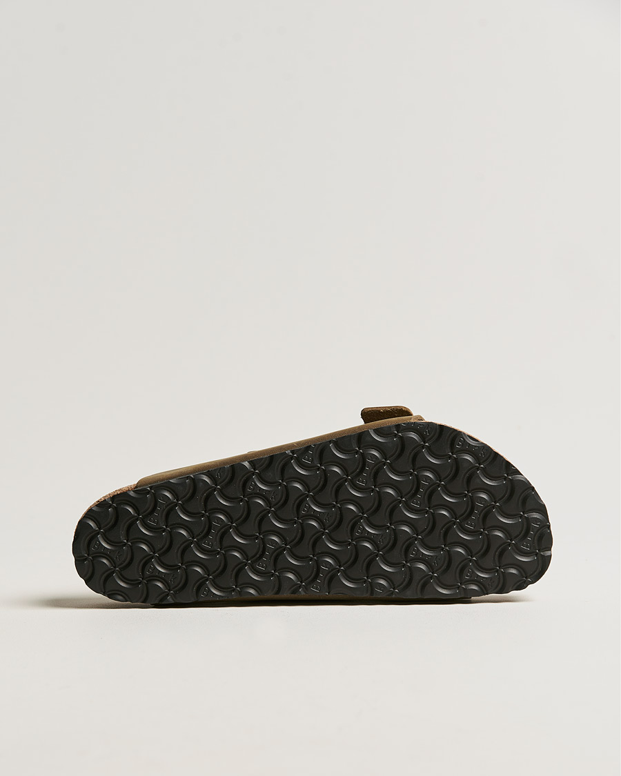 Herr | Sandaler & Tofflor | BIRKENSTOCK | Arizona Soft Footbed Faded Khaki Oiled Leather