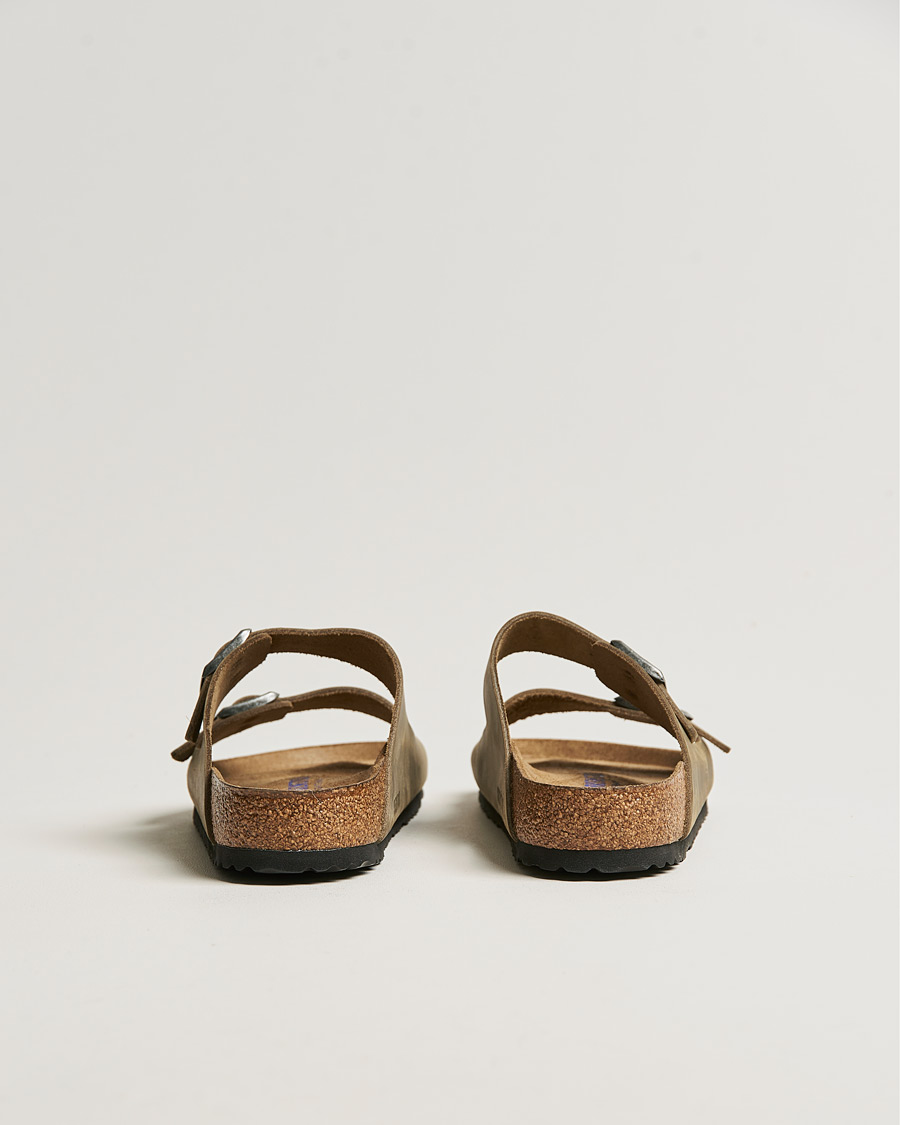 Herr | Sandaler & Tofflor | BIRKENSTOCK | Arizona Soft Footbed Faded Khaki Oiled Leather