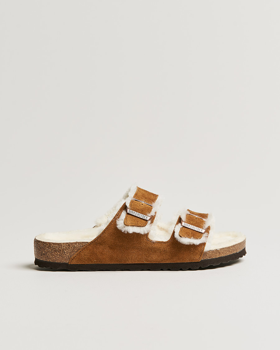 Herr | BIRKENSTOCK Arizona Classic Footbed Shearling Mink Suede | BIRKENSTOCK | Arizona Classic Footbed Shearling Mink Suede