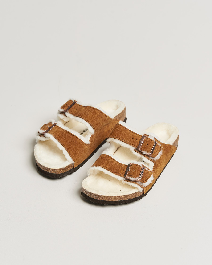 Herr | BIRKENSTOCK Arizona Classic Footbed Shearling Mink Suede | BIRKENSTOCK | Arizona Classic Footbed Shearling Mink Suede