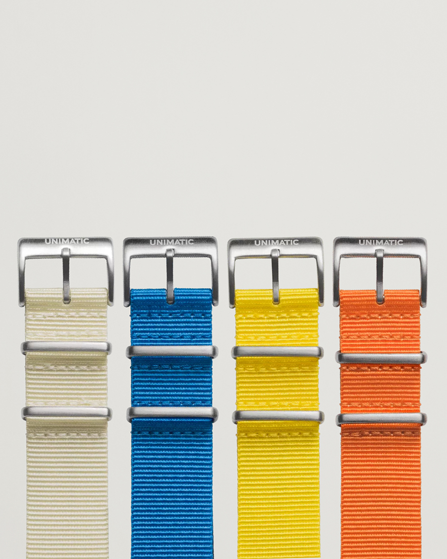 Herr | Klockarmband | UNIMATIC | Bold Nato Steel 22mm Strap Set Multi