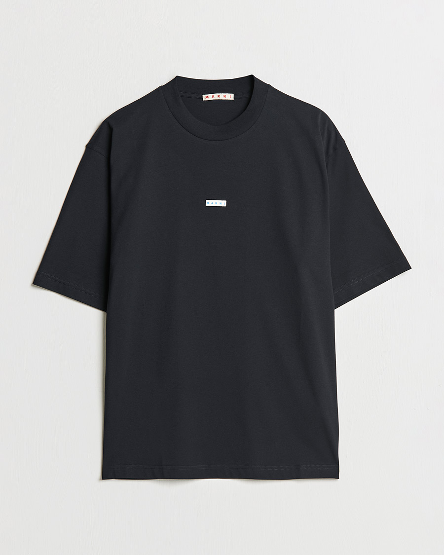 Herr | T-Shirts | Marni | Logo Applied T-Shirt Black