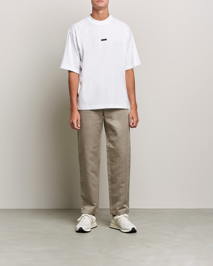 Herr | T-Shirts | Marni | Logo Applied T-Shirt White