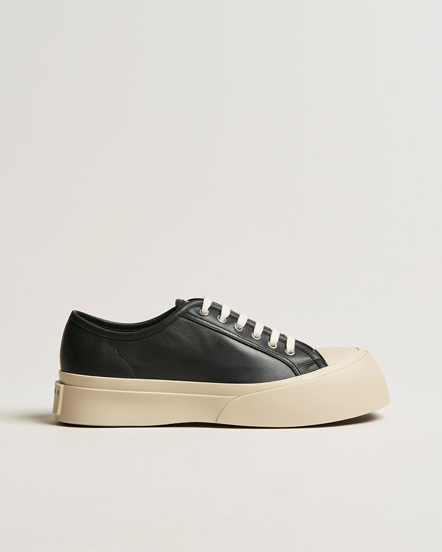 Herr | Marni Pablo Leather Sneaker Black Calf | Marni | Pablo Leather Sneaker Black Calf