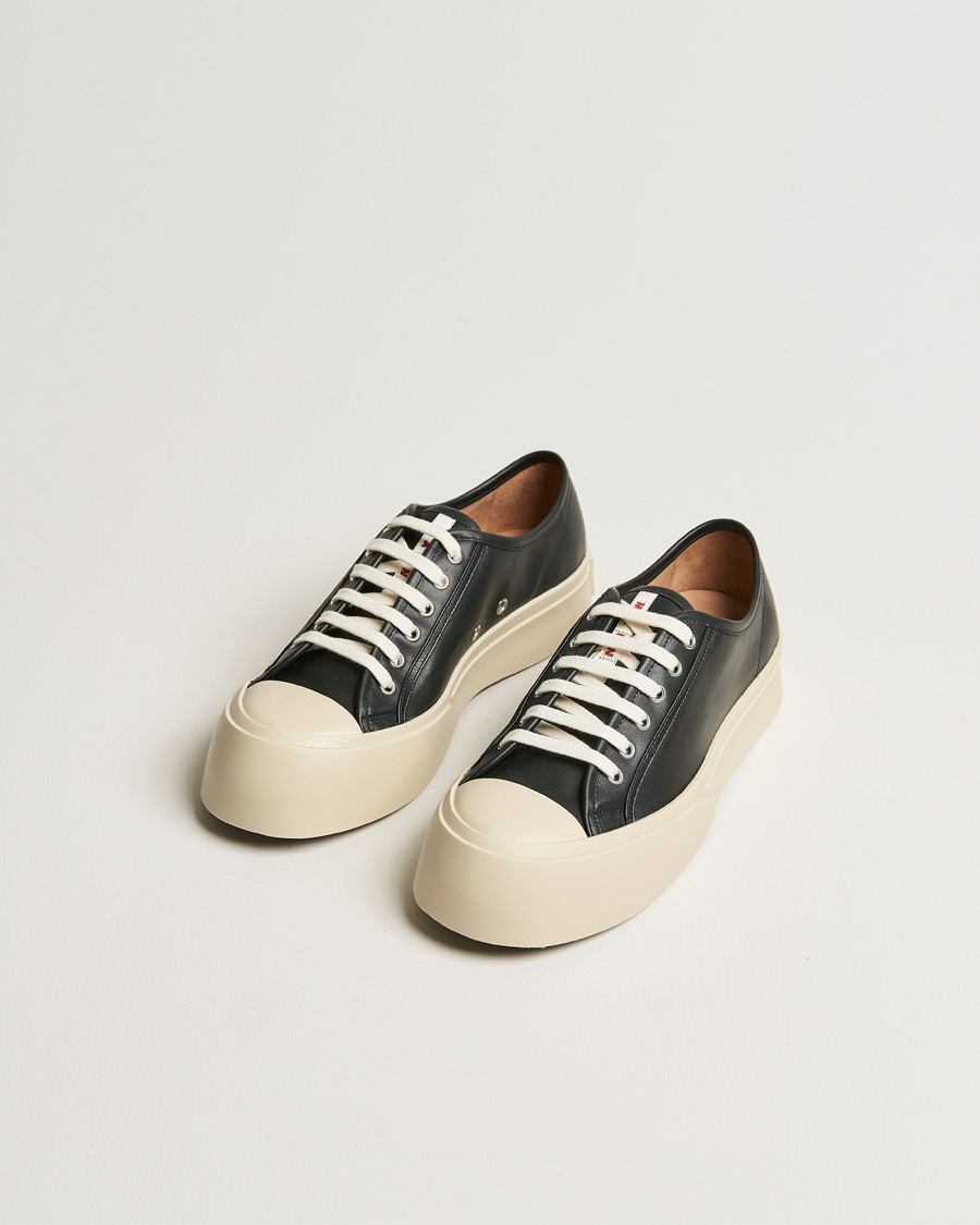 Herr | Marni Pablo Leather Sneaker Black Calf | Marni | Pablo Leather Sneaker Black Calf
