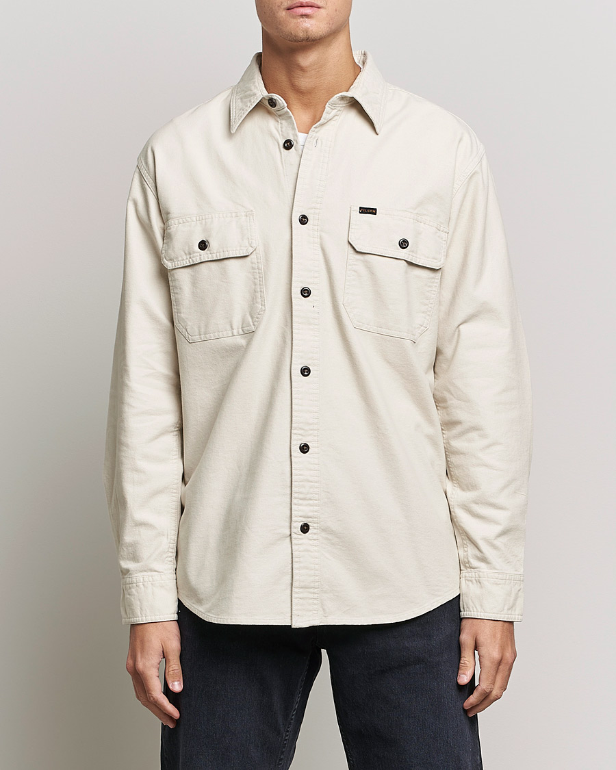 Herr | Skjortor | Filson | Field Flannel Shirt Natural