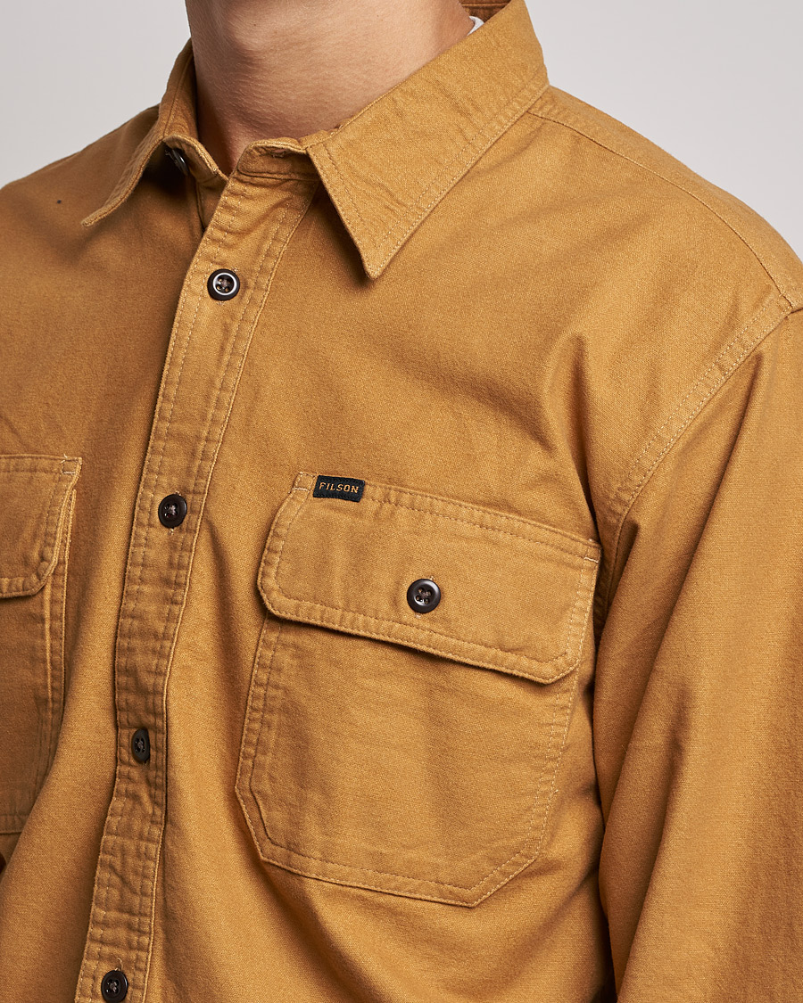 Herr | Skjortor | Filson | Field Flannel Shirt Nubuck Tan