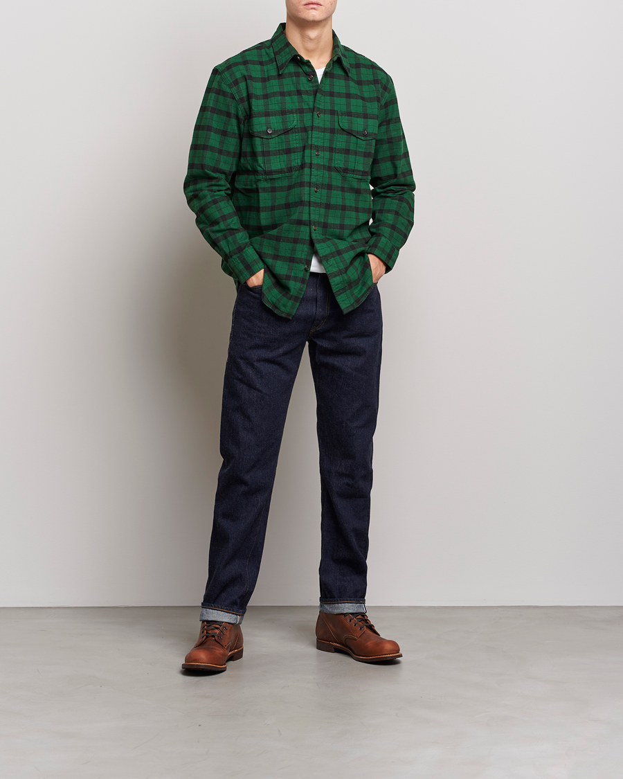 Herr | Skjortor | Filson | Alaskan Guide Shirt Bottle Green Black