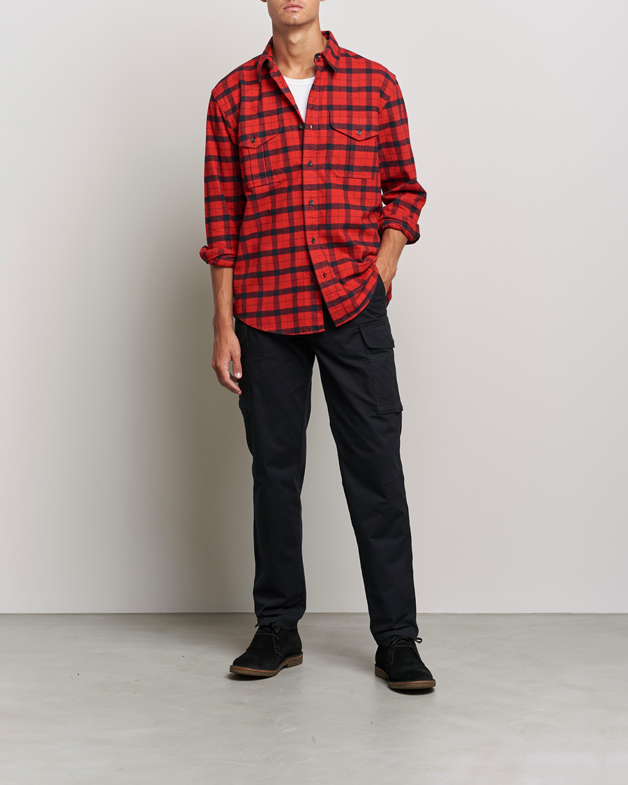 Herr | Skjortor | Filson | Alaskan Guide Shirt Red Black Plaid