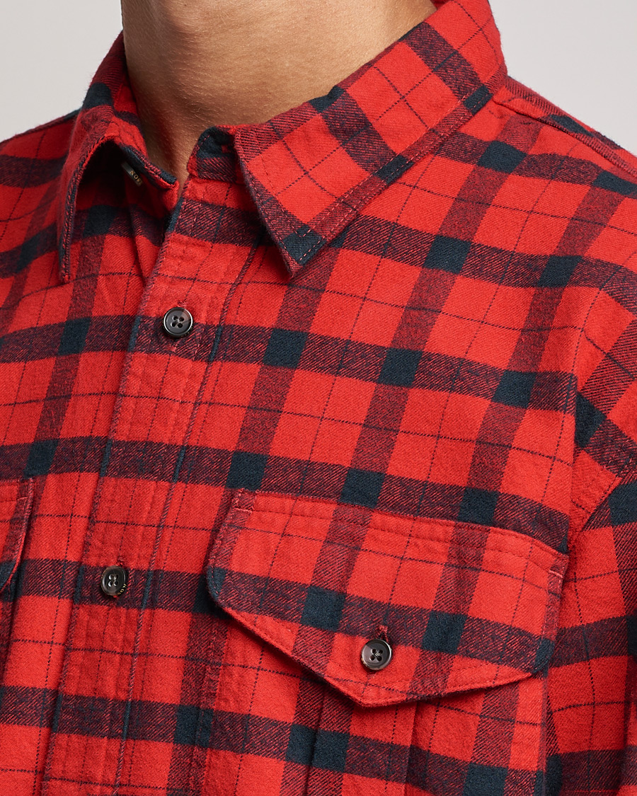 Herr | Skjortor | Filson | Alaskan Guide Shirt Red Black Plaid