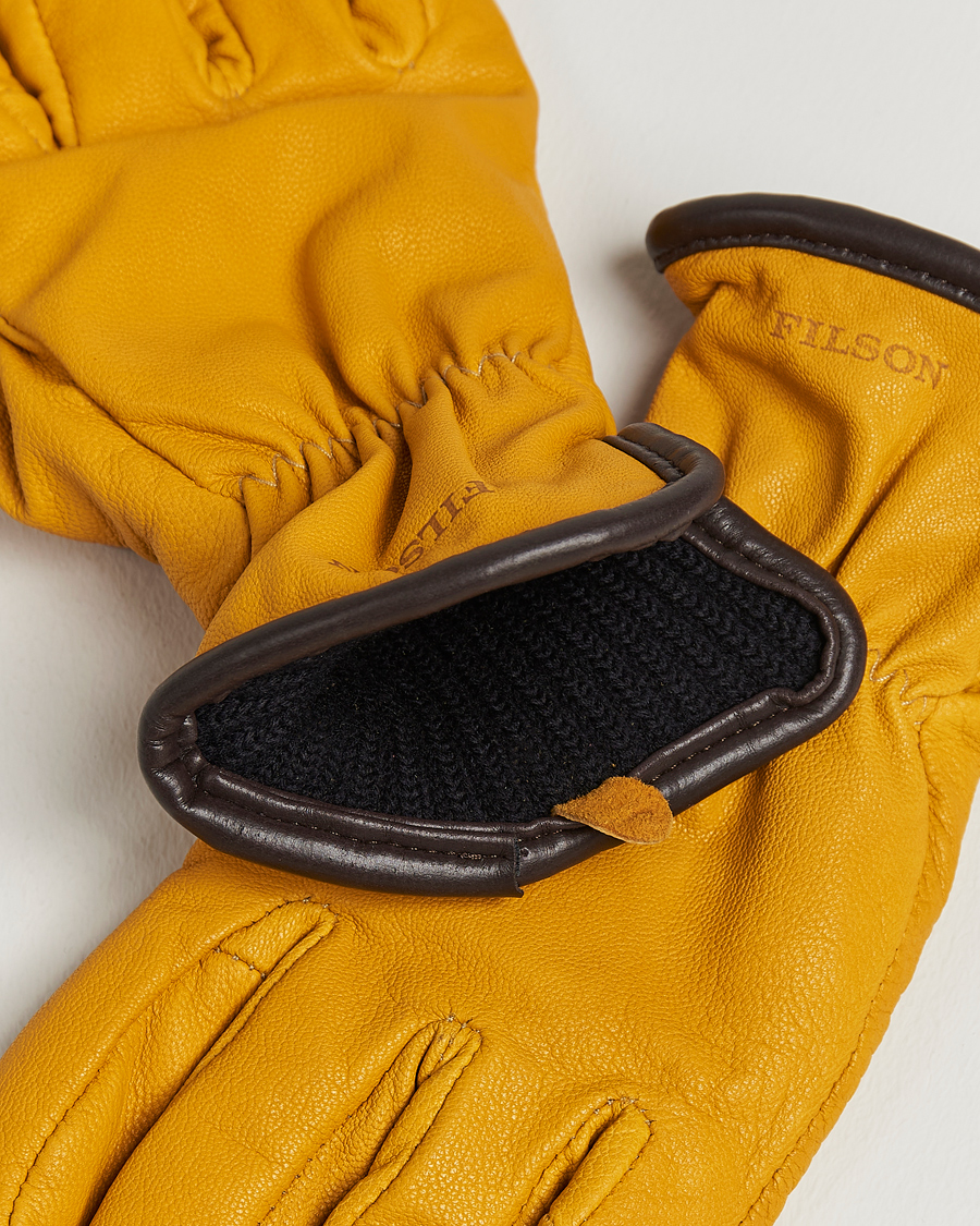 Herr | Handskar | Filson | Original Lined Goatskin Gloves Tan