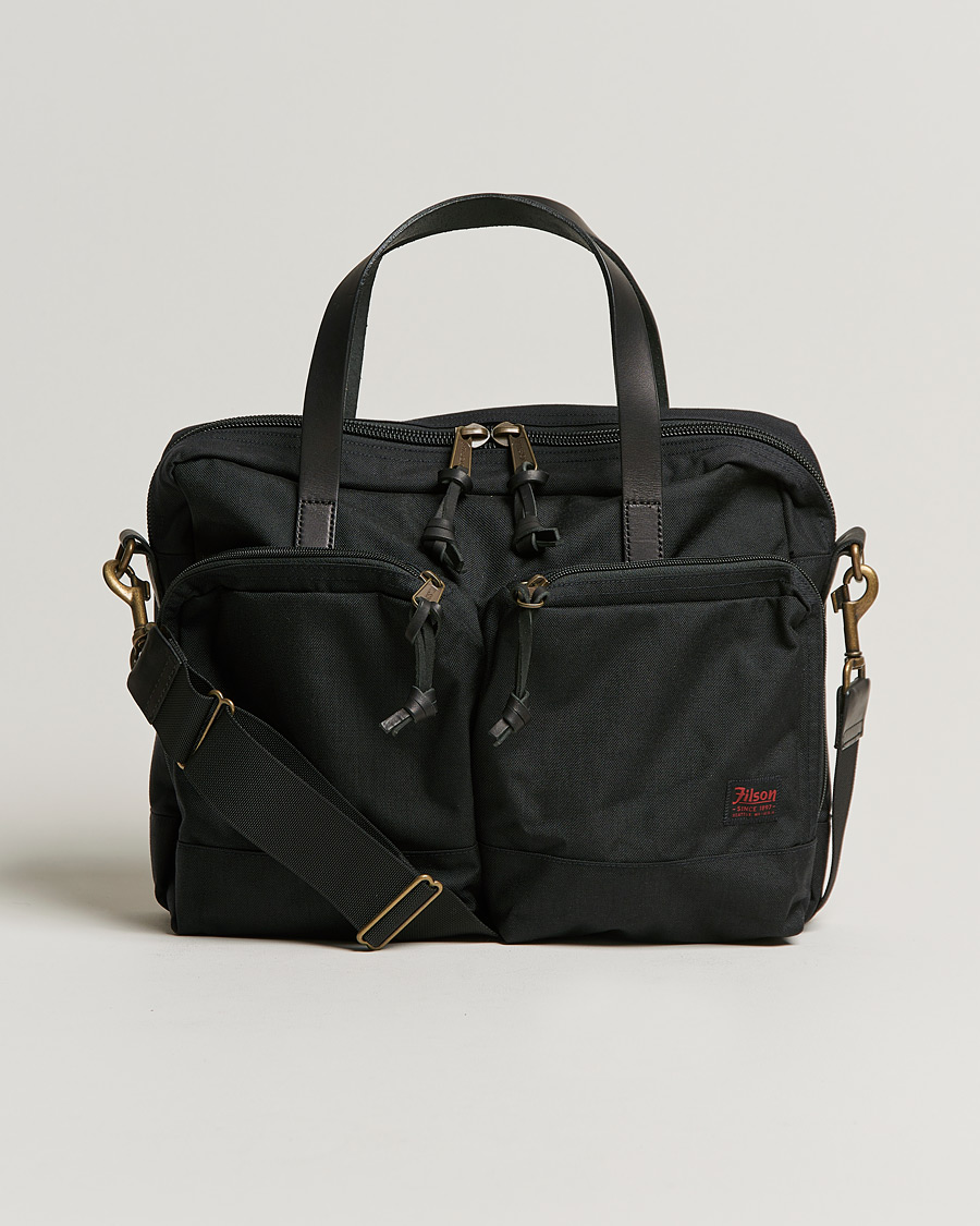 Herr | Filson Dryden Cordura Nylon Briefcase Dark Navy | Filson | Dryden Cordura Nylon Briefcase Dark Navy