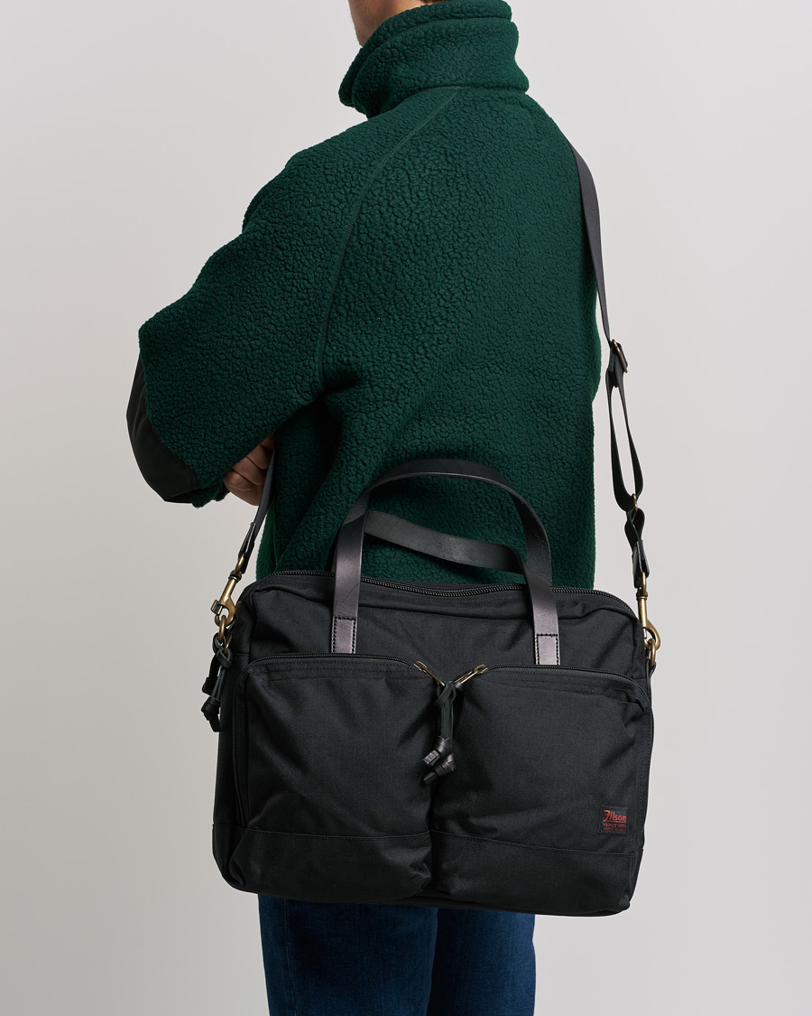 Herr | Filson Dryden Cordura Nylon Briefcase Dark Navy | Filson | Dryden Cordura Nylon Briefcase Dark Navy