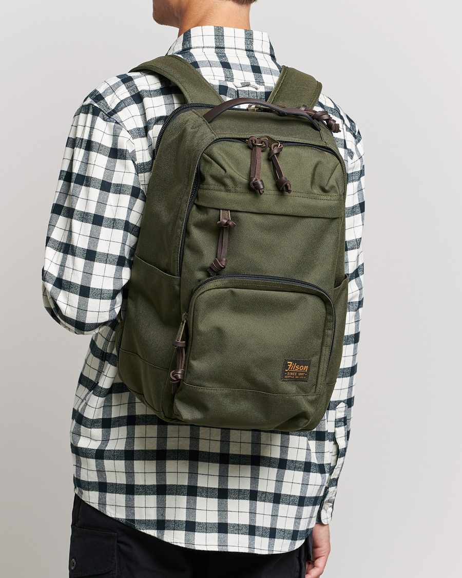 Herre |  | Filson | Dryden Cordura Nylon Backpack Otter Green