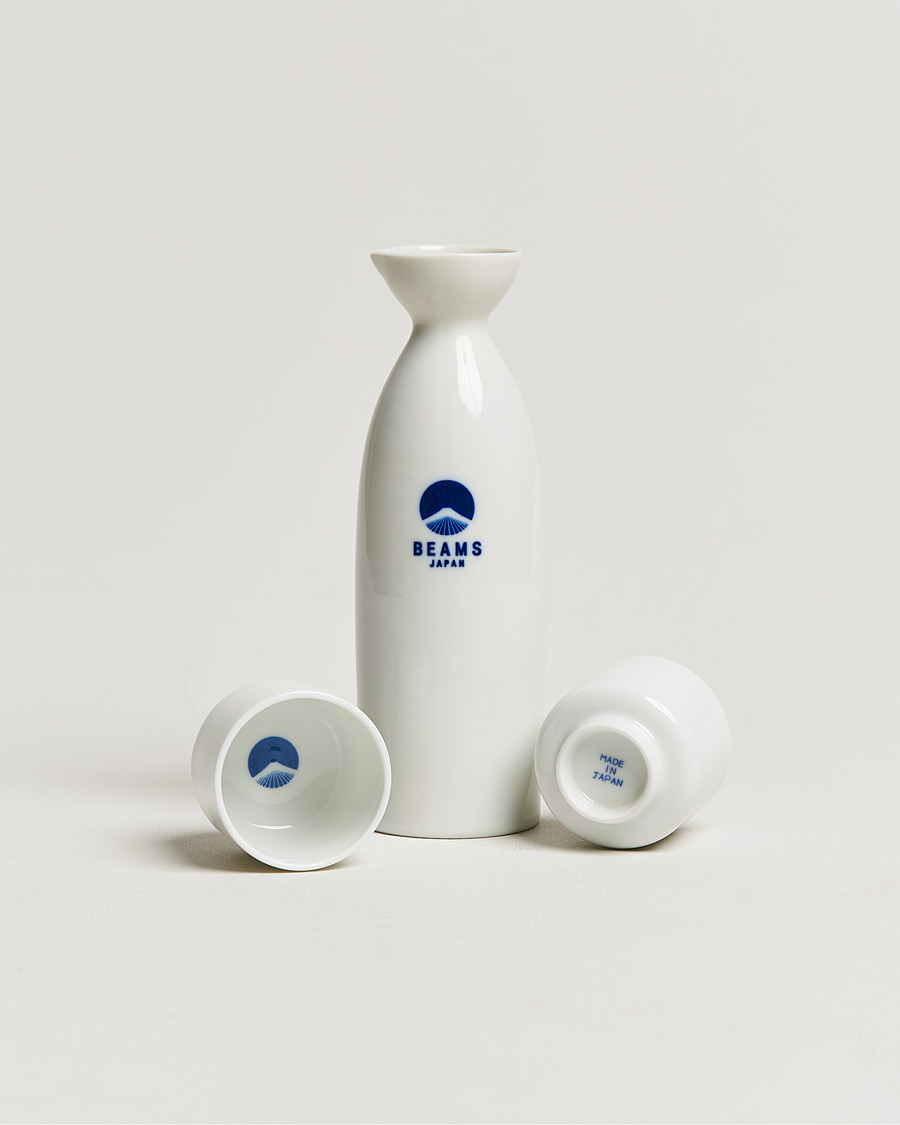 Herr | Gåvor | Beams Japan | Sake Bottle & Cup Set White